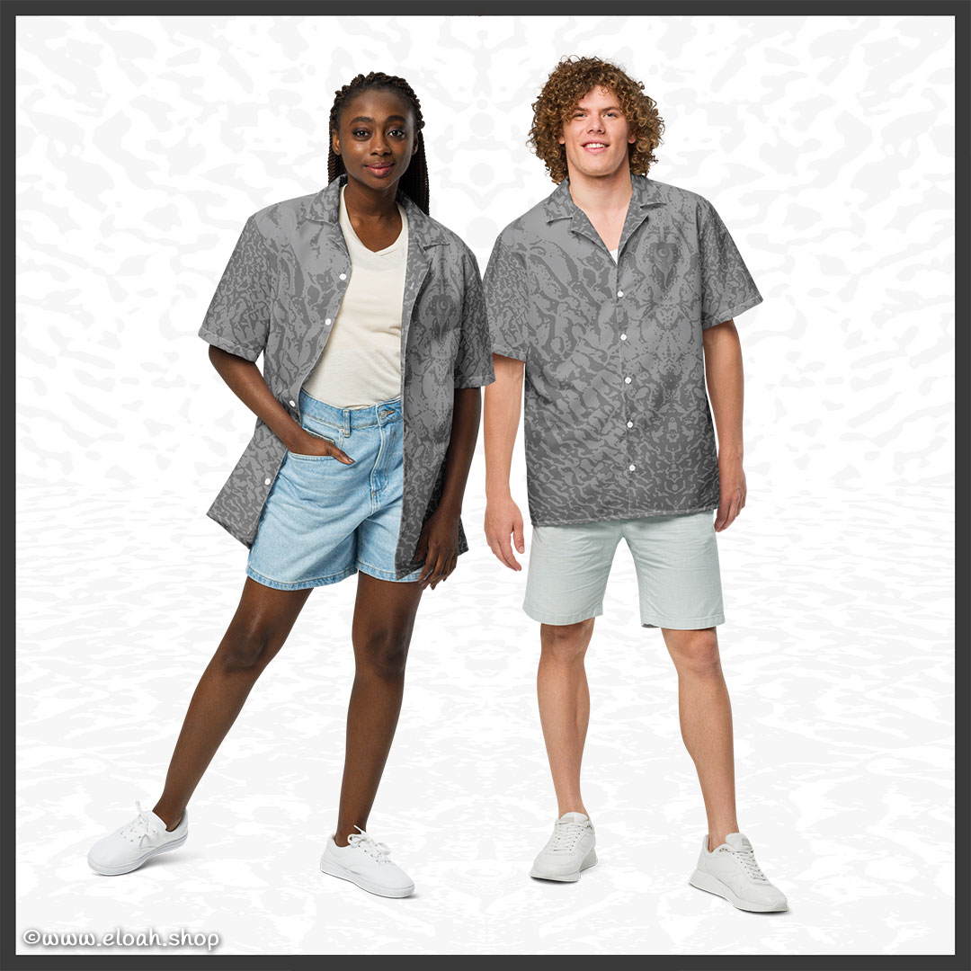 Unisex button shirt – Deep Grey | Sandprint Collection