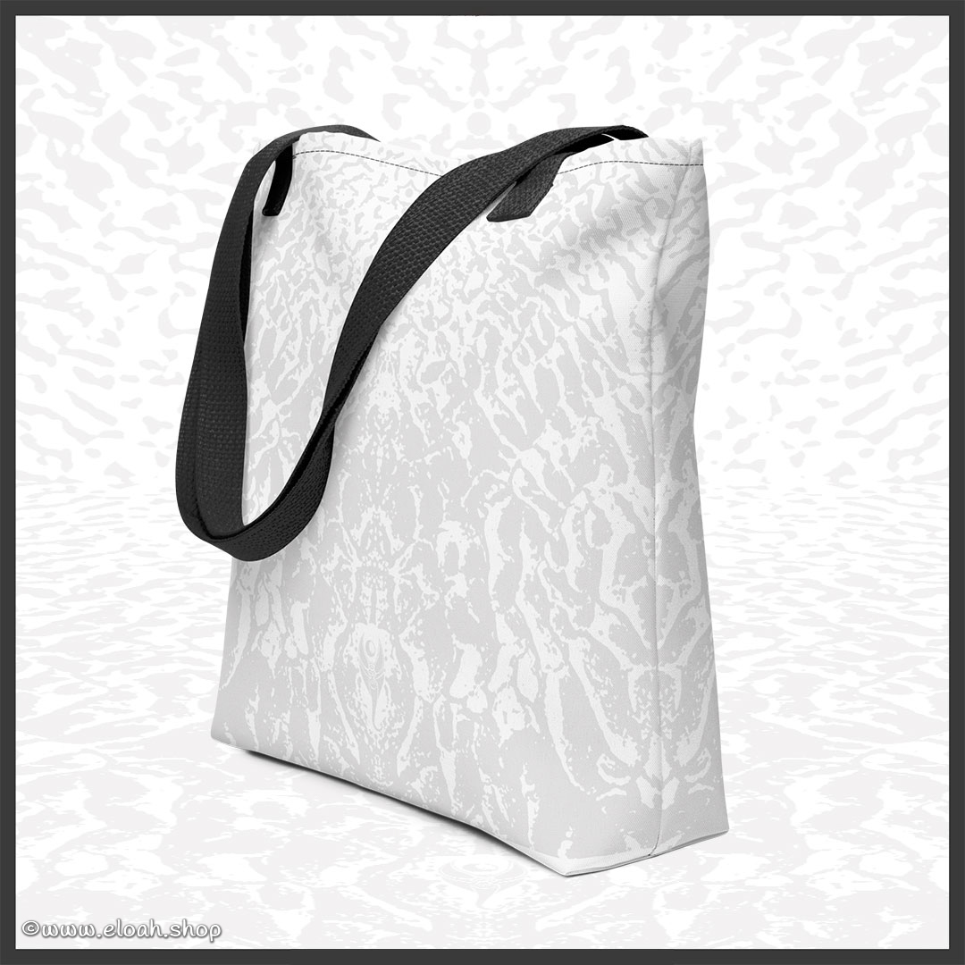 Tote Bag – Deep White | Sandprint Collection