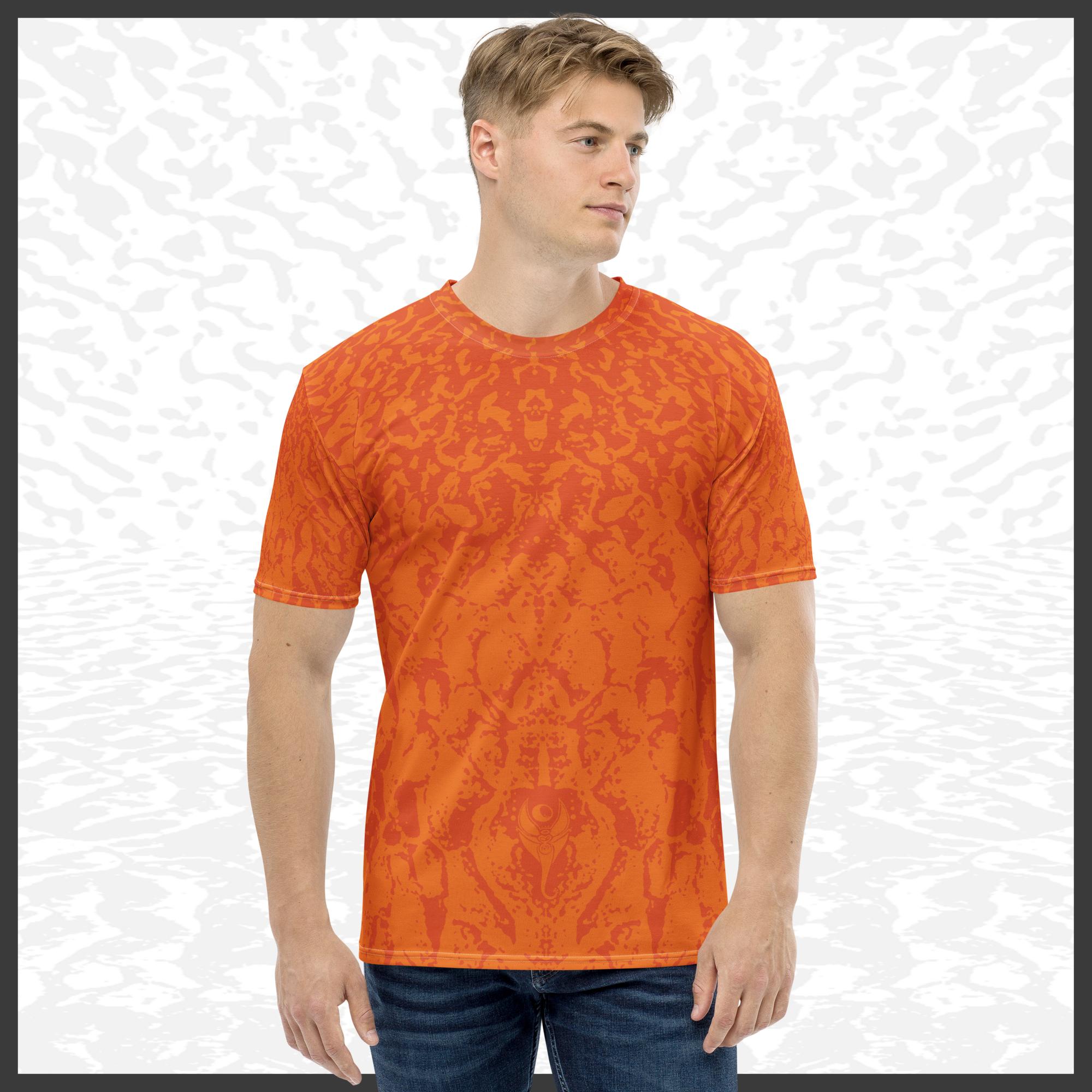 Men T-shirt – Deep Orange | Sandprint Collection