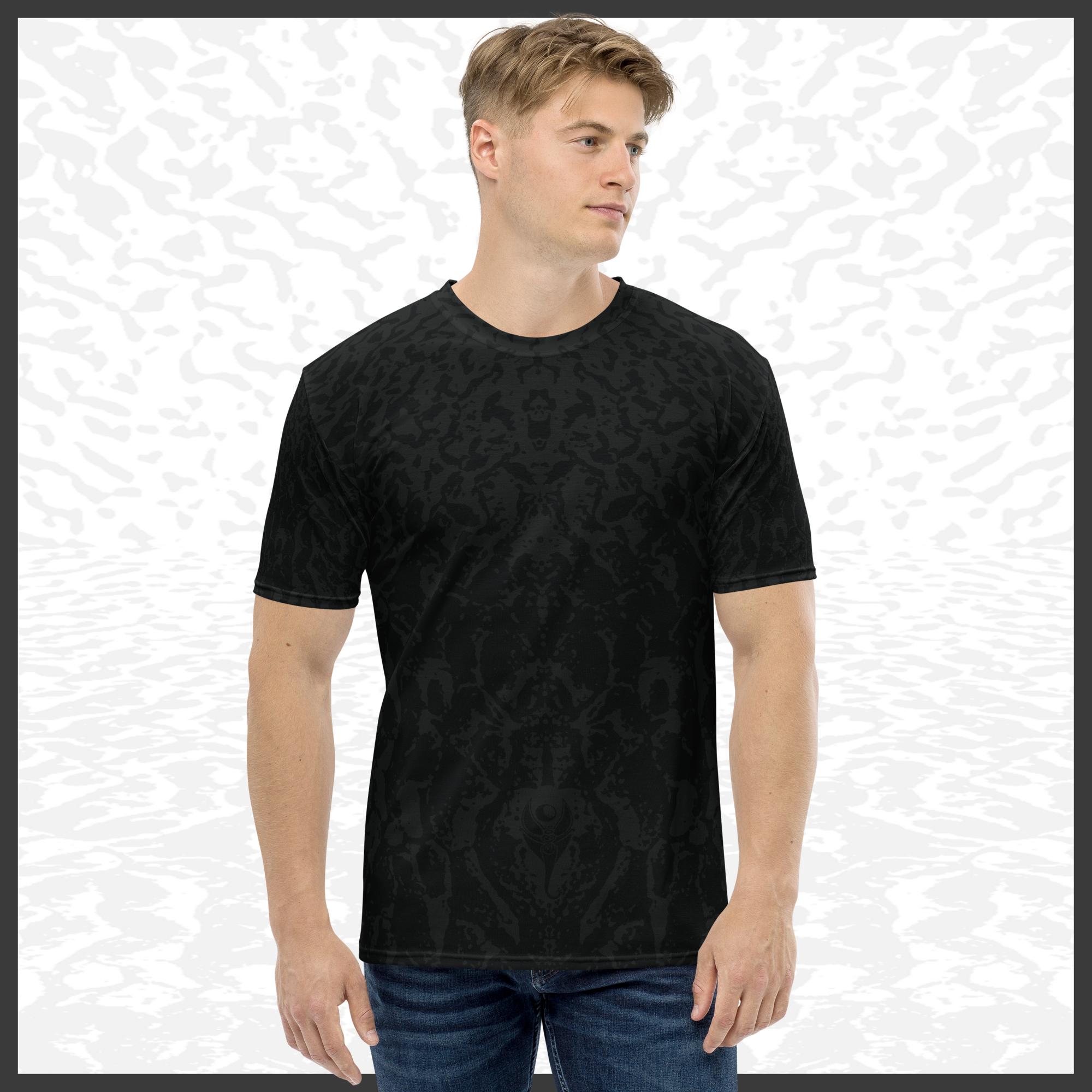 Men T-shirt – Deep Black | Sandprint Collection