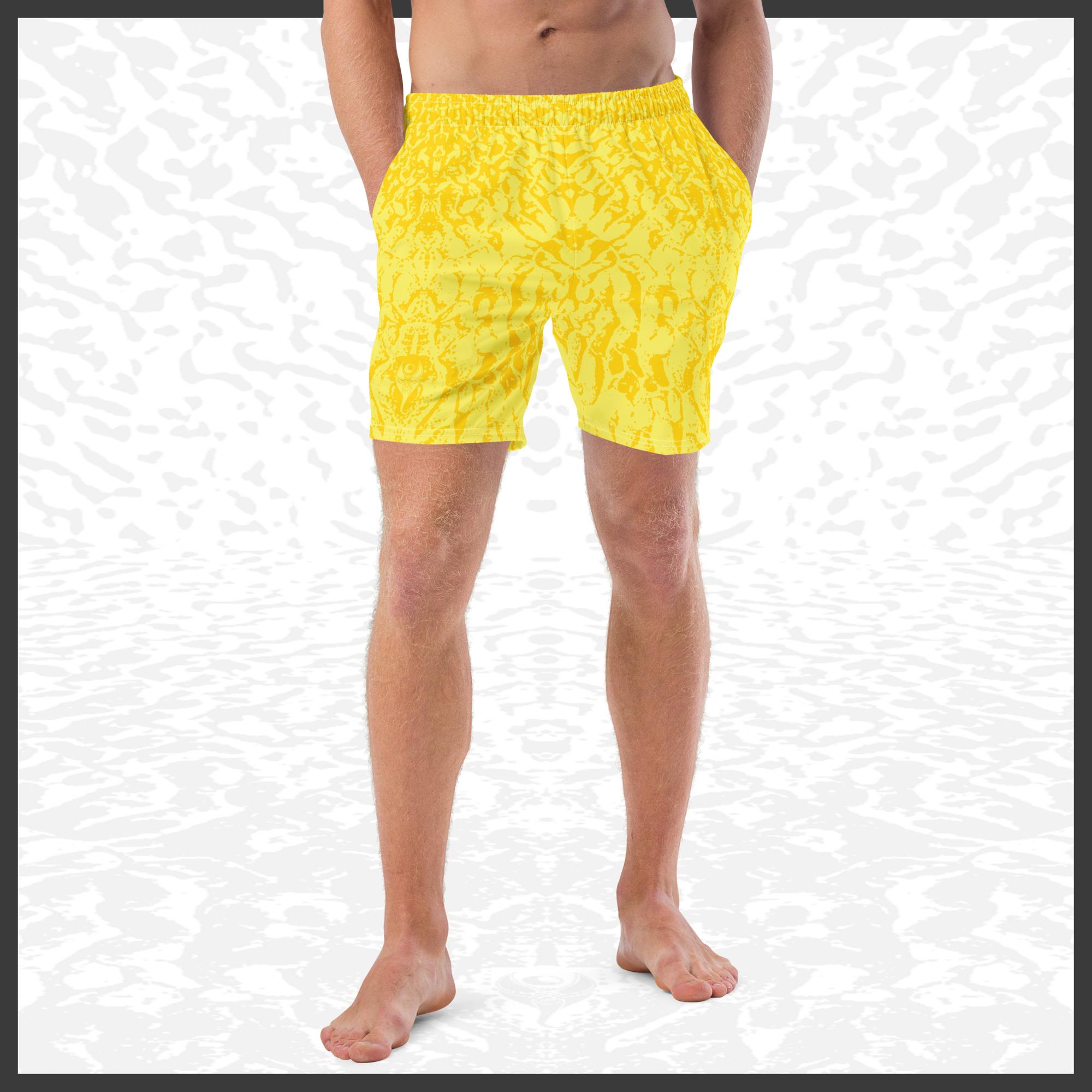 Recycled Swim Trunks – Deep Yellow | Sandprint Collection
