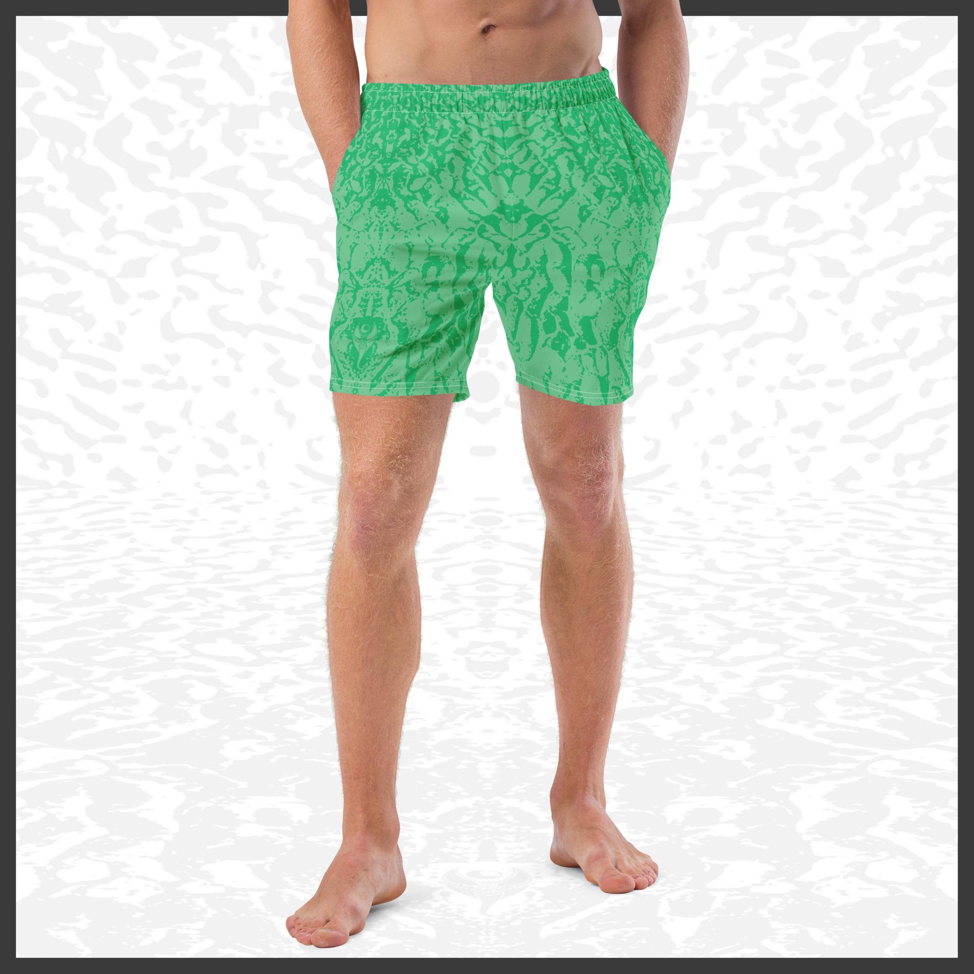 Recycled Swim Trunks – Deep Green | Sandprint Collection