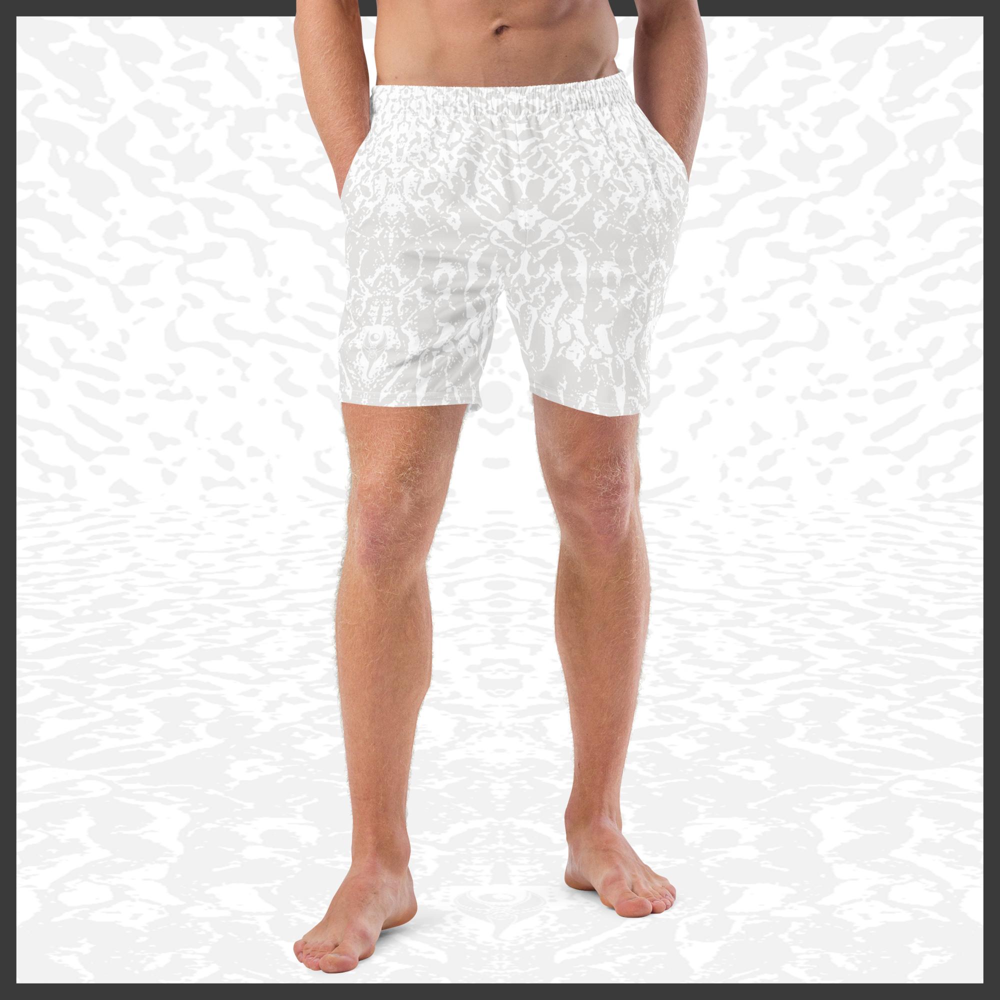 Recycled Swim Trunks – Deep White | Sandprint Collection