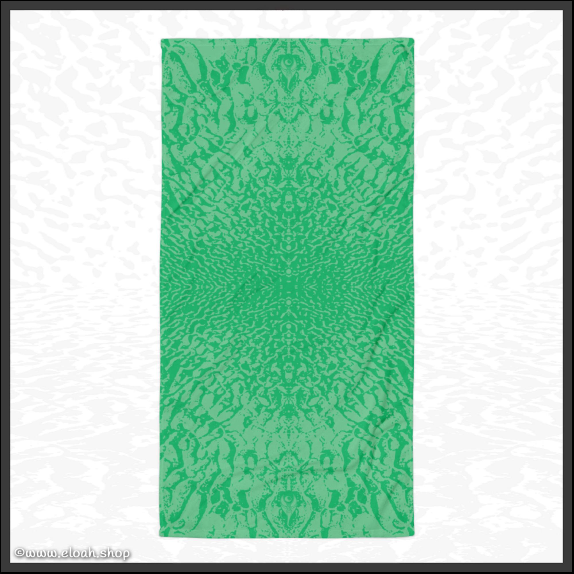 Large Towel – Deep Green | Sandprint Collection