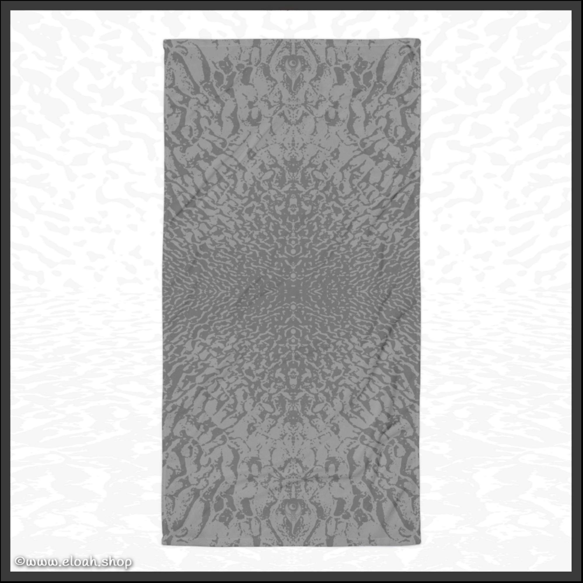 Large Towel – Deep Grey | Sandprint Collection
