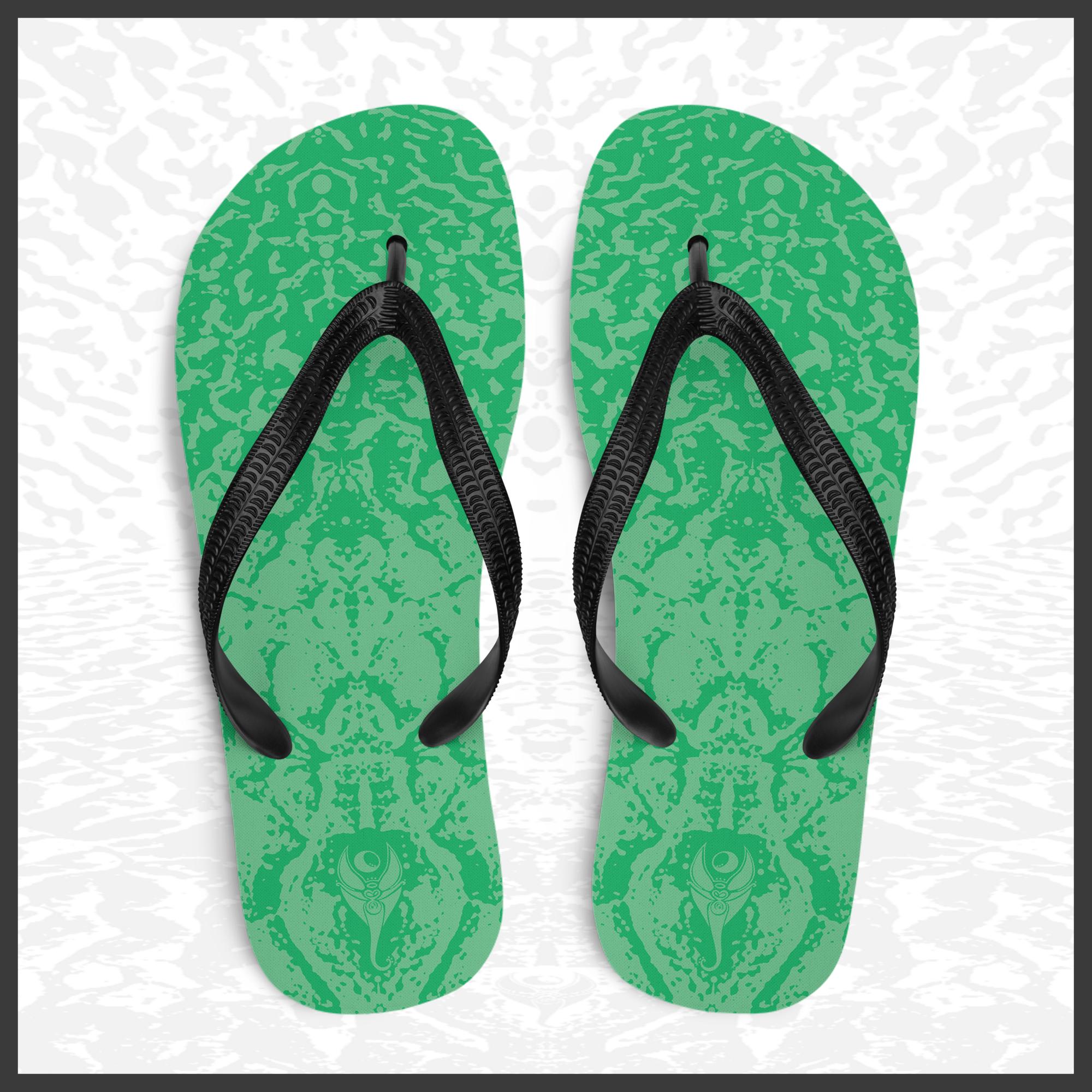 Flip-Flops – Deep Green | Sandprint Collection