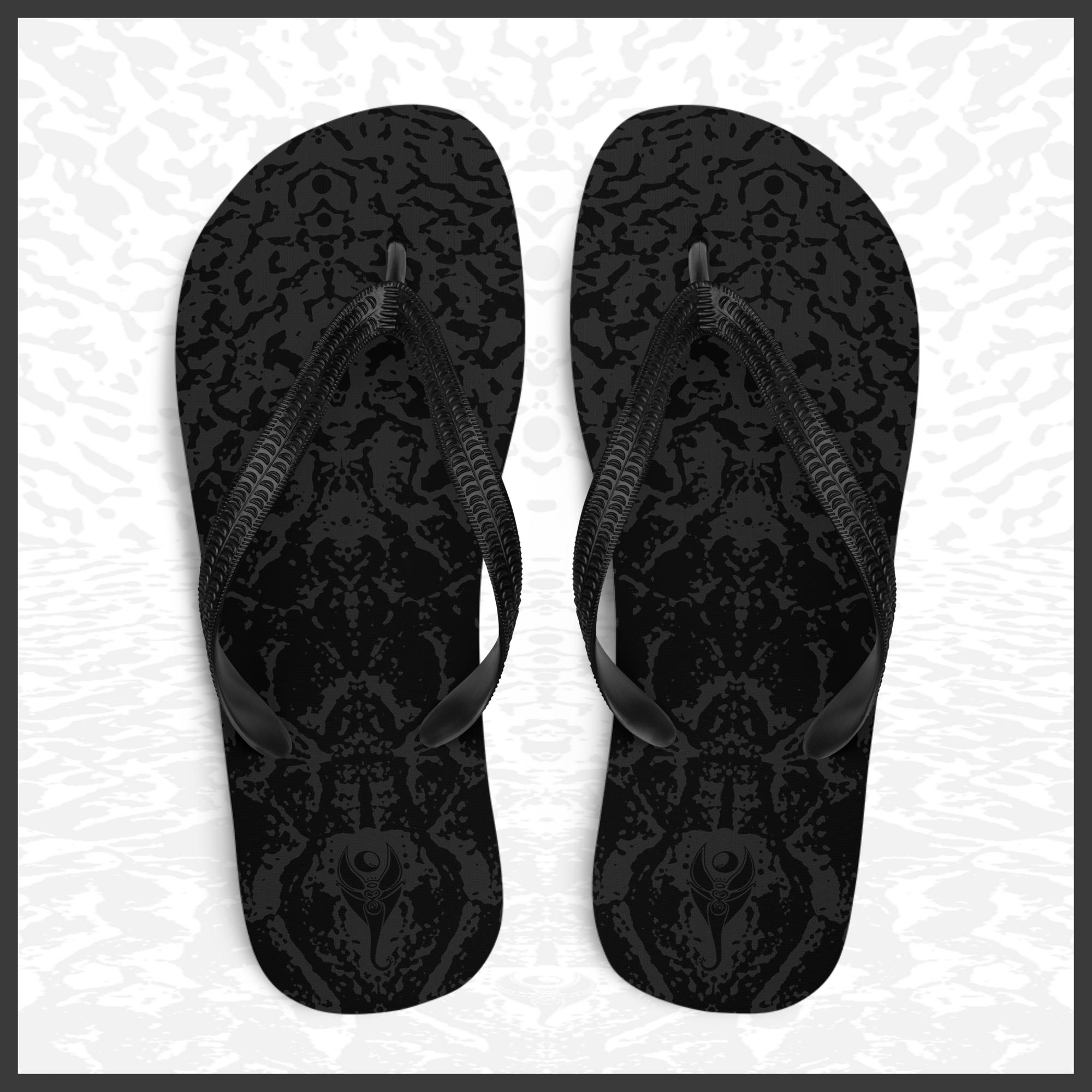 Flip-Flops – Deep Black | Sandprint Collection