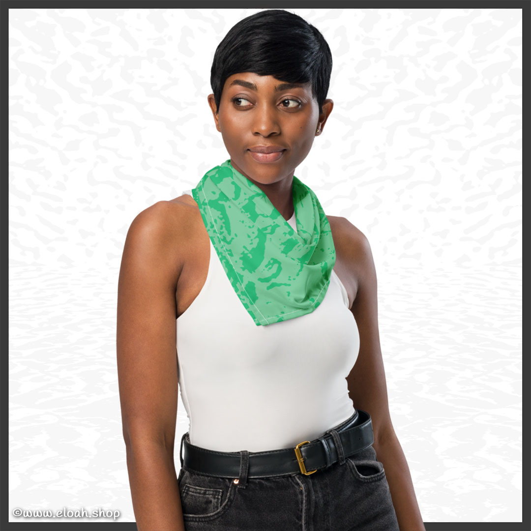 Bandana – Deep Green | Sandprint Collection