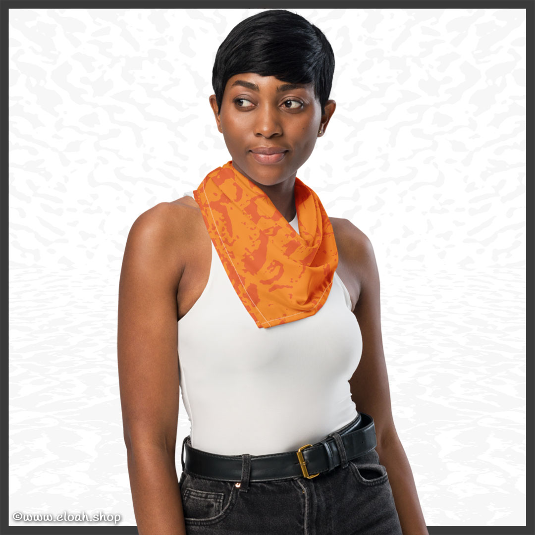 Bandana – Deep Orange | Sandprint Collection