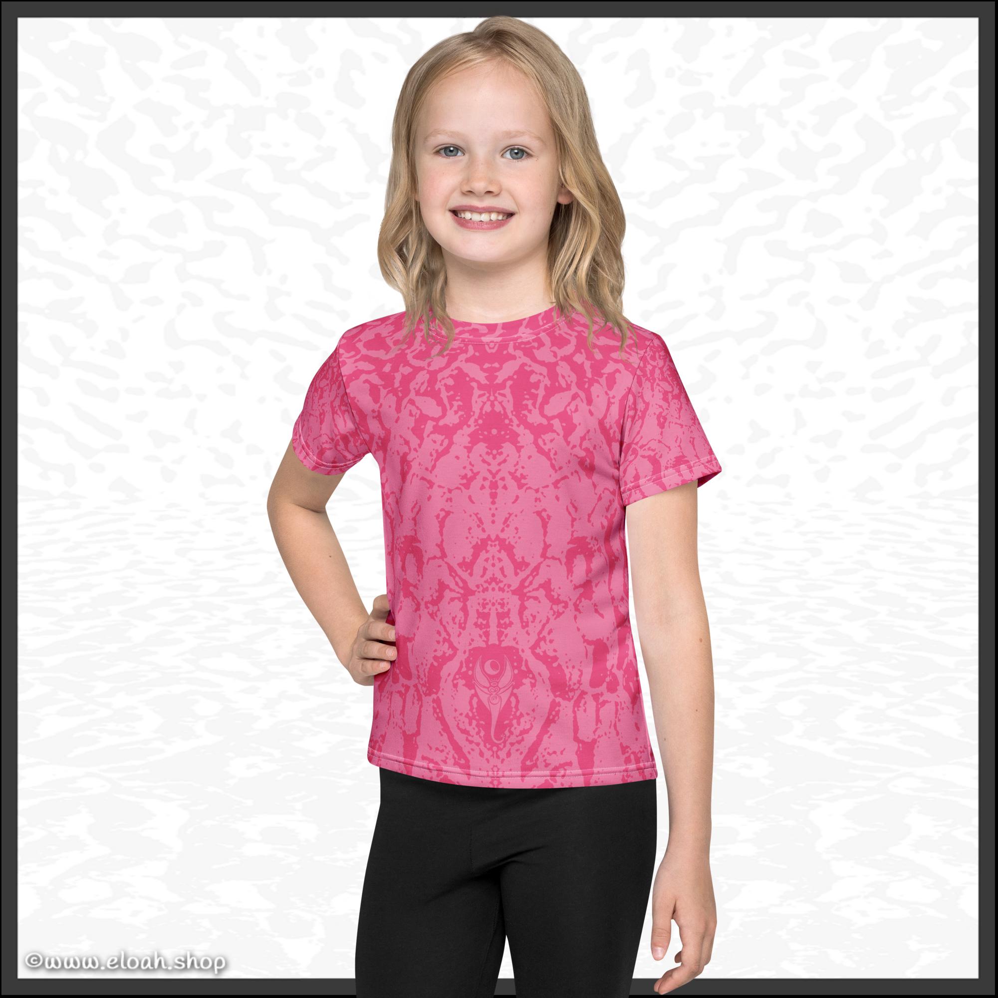 Kids t-shirt – Deep Pink | Sandprint Collection