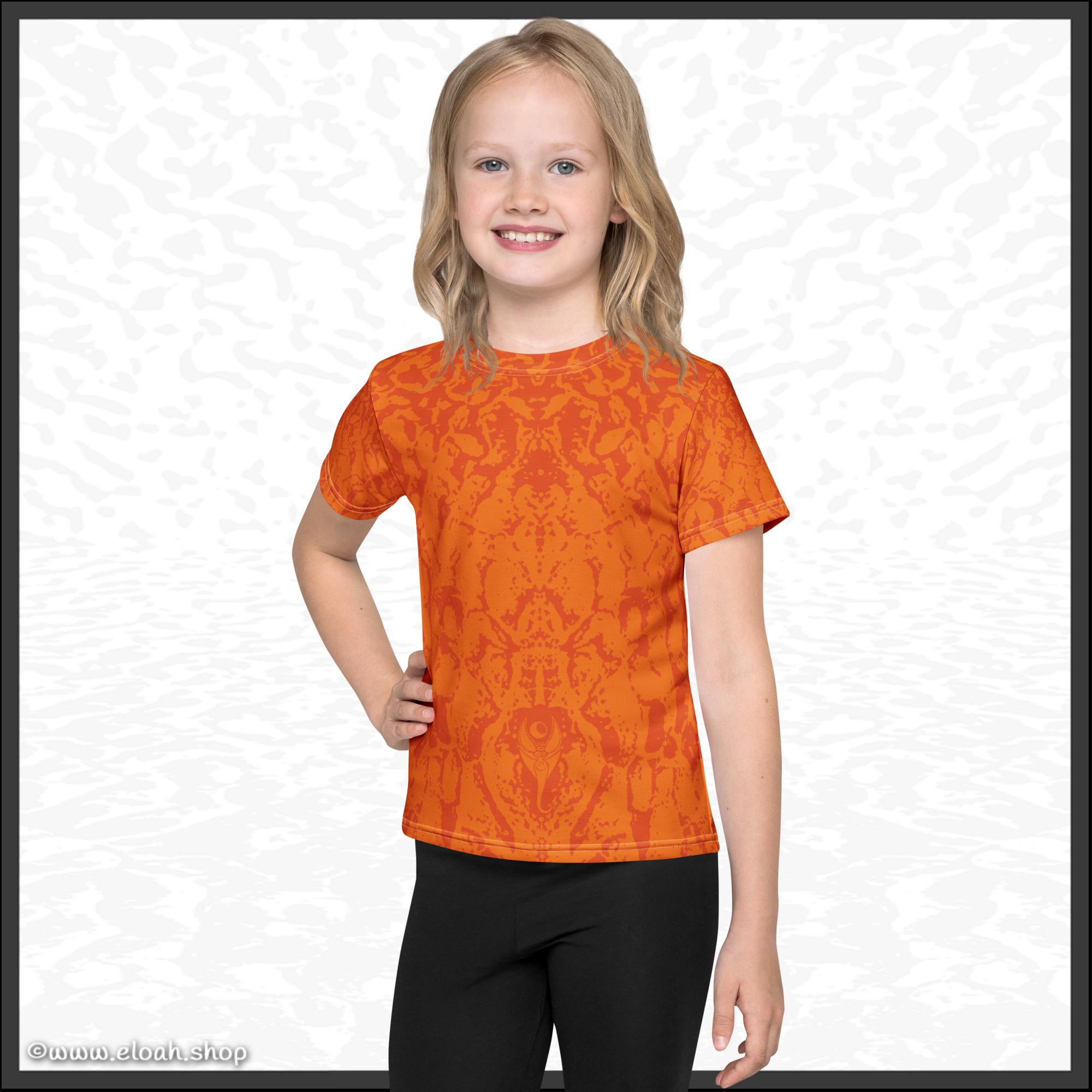 Kids t-shirt – Deep Orange | Sandprint Collection