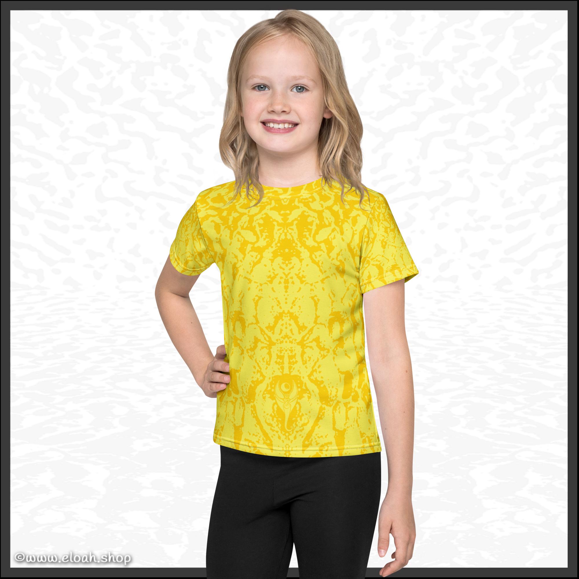 Kids t-shirt – Deep Yellow | Sandprint Collection