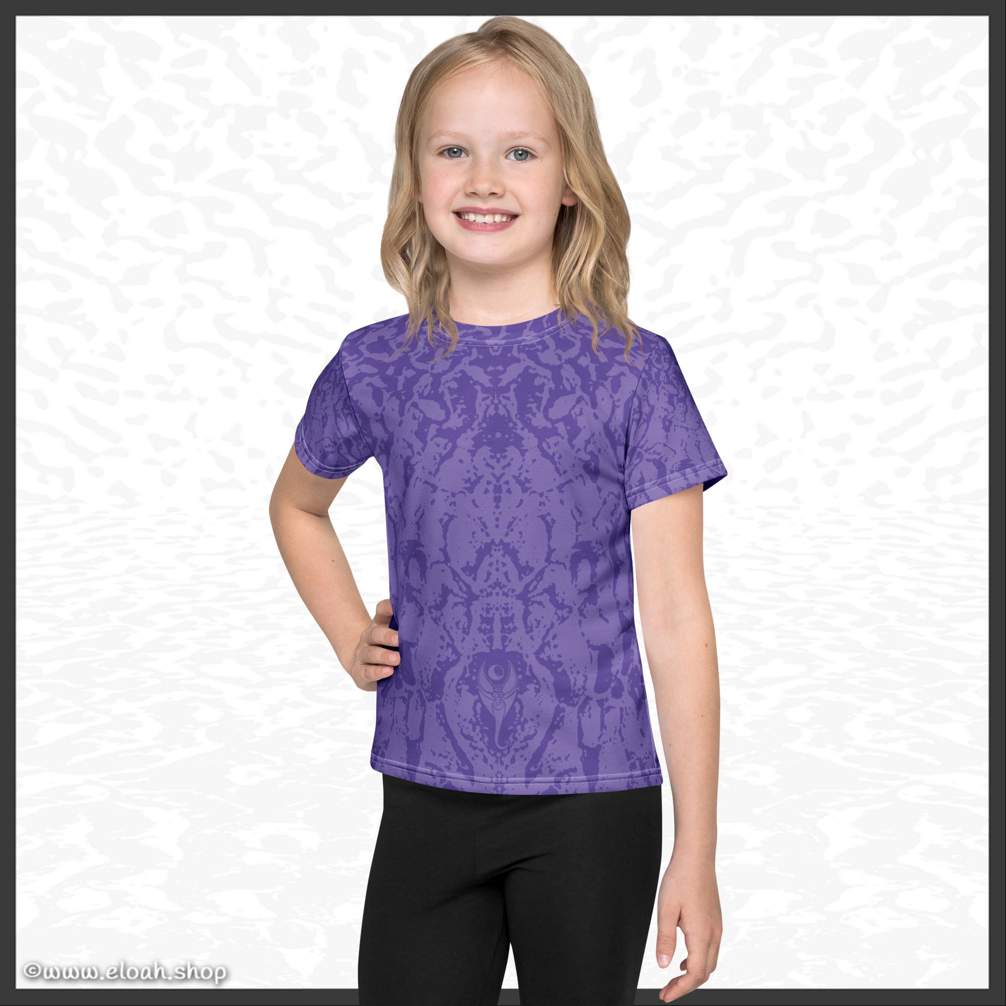 Kids t-shirt – Deep Purple | Sandprint Collection