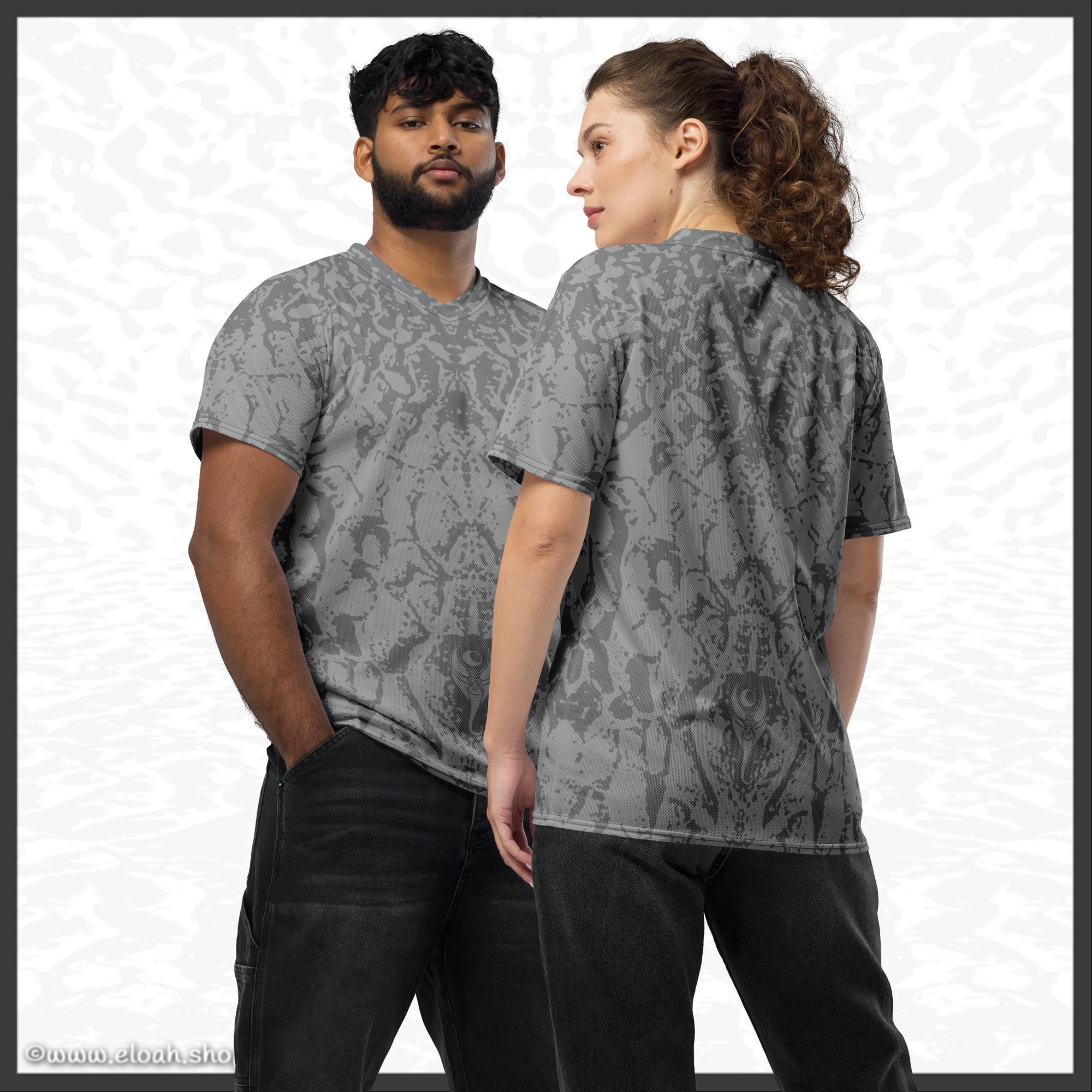 Recycled unisex sports jersey – Deep Grey | Sandprint Collection