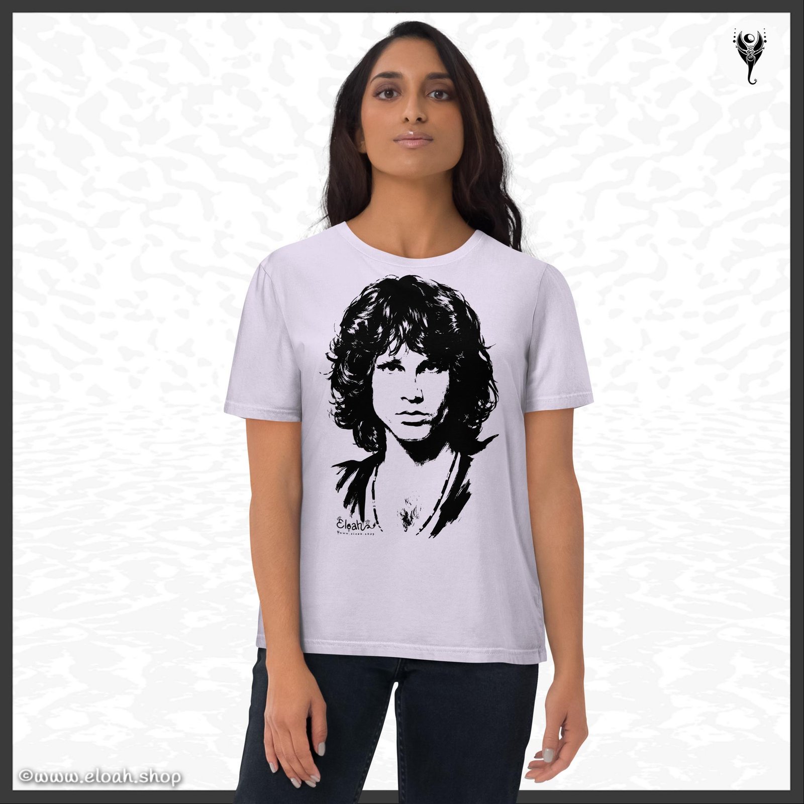 Organic Cotton T-Shirt - Jim Morrison